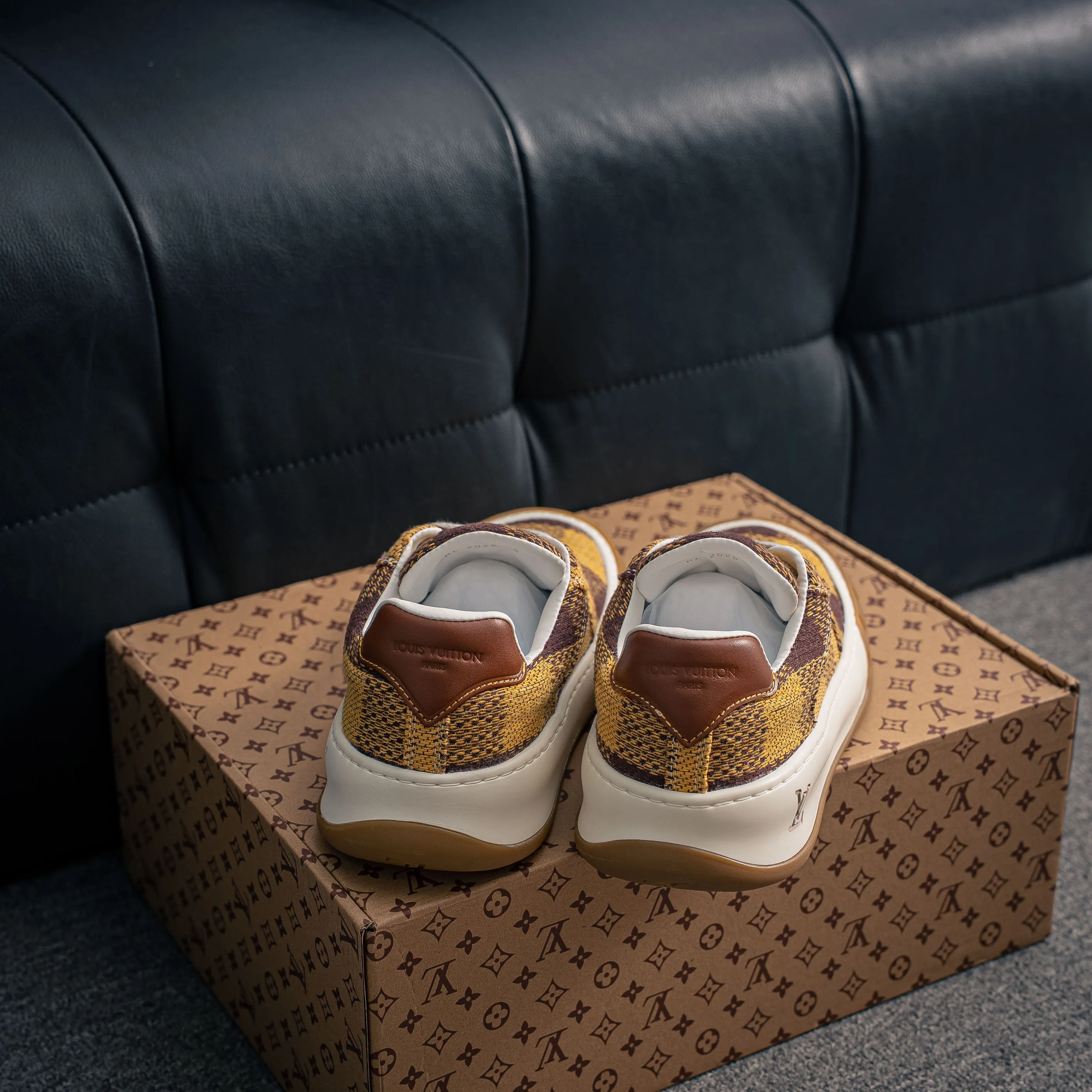 LOUIS VUITTON Tilted Series｜2026 LV Tilted Low Sneakers Series Low-Top Retro Skate Shoes Men Shoes｜ ｜ ✦